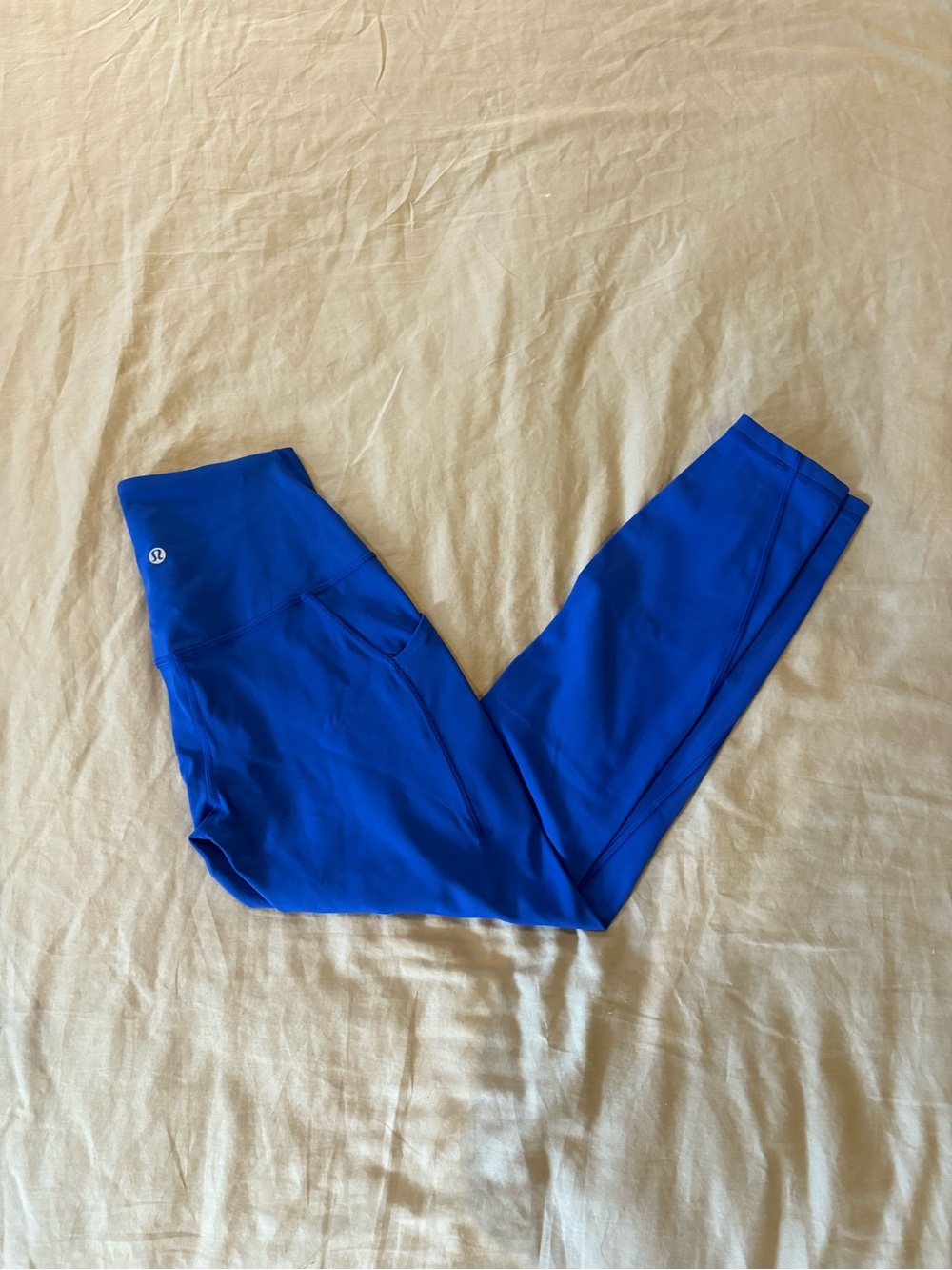 lululemon Beach Blue align leggings 25” with POCKETS